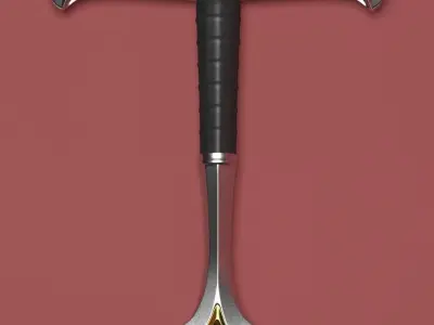 Anduril sword 3D model purchase