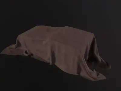 Tarp 3D Model Low-poly 3D model