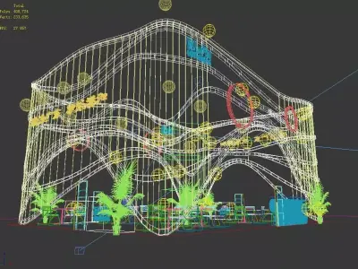 Exhibition - Area - 9X12-3DMAX2009-09 3D model