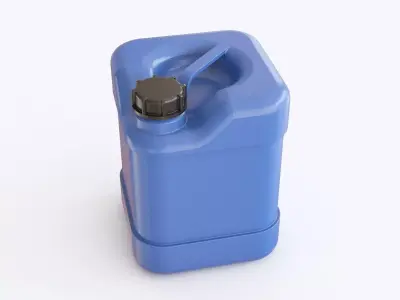 Plastic barrel 02 3D model