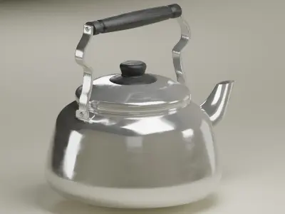 Stainless Steel Kettle 3D model
