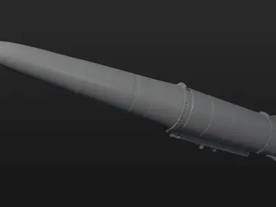 IskanderBullet Low-poly 3D model