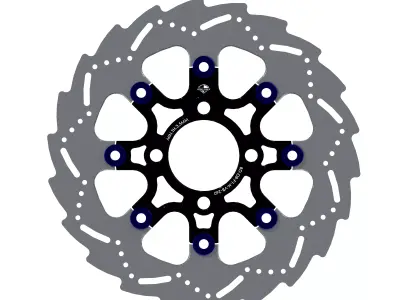 Disc Brake Floating Low-poly 3D model
