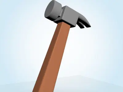 Claw Hammer 3D model