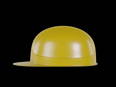  Construction Hat Free low-poly 3D model