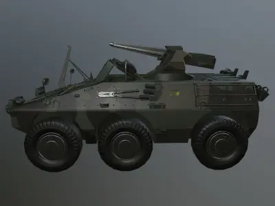 Puma 6x6 PBR 3D model