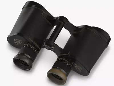 Vintage Binoculars 3D model