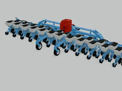 Seed Planter Low-poly 3D model