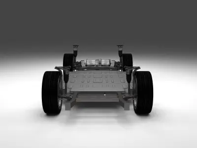 Tesla Model S Chassis 3D model