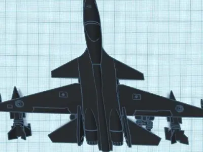 Fighter Jet Launch off 3D print model