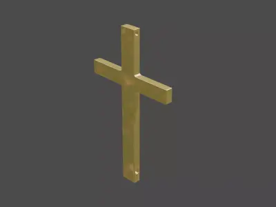 Multi purpose cross pendant 3D model