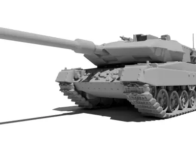 TANK LEOPARD 2A6 for 3D print 3D print model