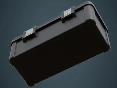 Toolbox 3A Low-poly 3D model