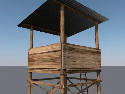 Watch Tower 3D model get