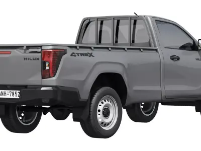 Toyota Hilux Travo Standard Cab 4TREX 2026 3D model