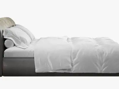 King bed 3D model get