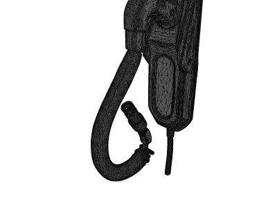 Futuristic Grappling Hook 3D Model 3D model