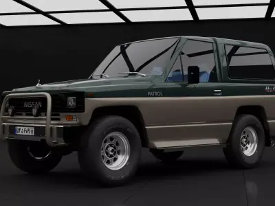 Nissan patrol 1986 Free 3D model