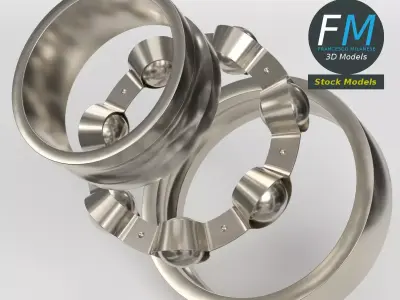Ball bearing 3D model buy