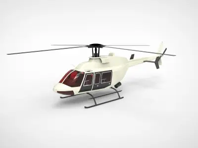 Bell 407 3D model buy