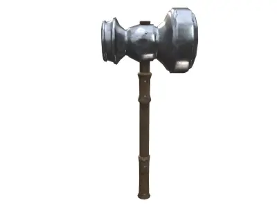War Hammer Low-poly 3D model purchase