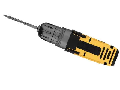 electric drill Low-poly 3D model purchase