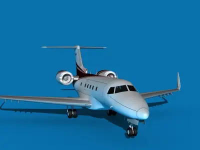 Embraer Praetor 500 V09 3D model