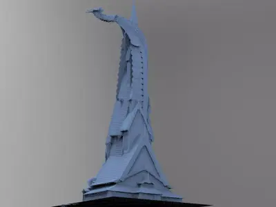 Viking big house 9 3D model
