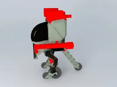 Gun Ru steel skull Free 3D model