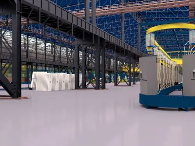 Factory Real-Scale 3D Model 3D model