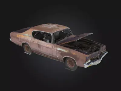 Rusty Classic Revival  Timeworn Charm Meets Timeless Design 3D model