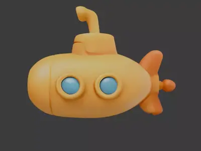 Submarine Toy 3D model purchase