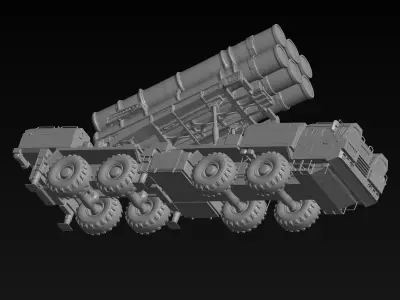 military model S-400  3D print model