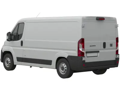 2024 FIAT DUCATO  L2H1 Detailed interior 3D model
