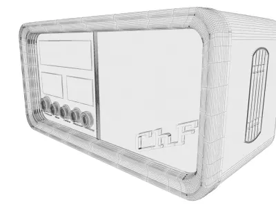 Old Time Radio 3D model