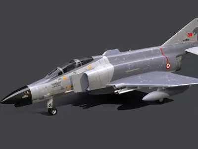 Turkish F-4E 3D model