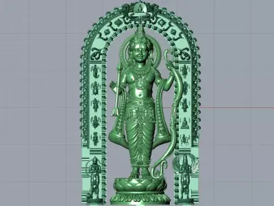 shree ram lalla murti ayodhya dham  3D print model