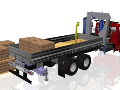 Path Mercedes-Benz G-1620 Free 3D model