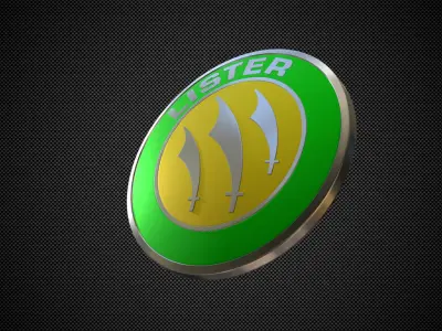 lister logo 3D model