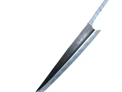 Ichigo Sword Zangetsu Shikai - Substacen Files Included Low-poly 3D model