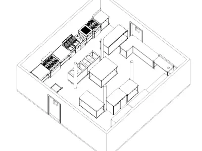 COCINA COMPETA  3D model