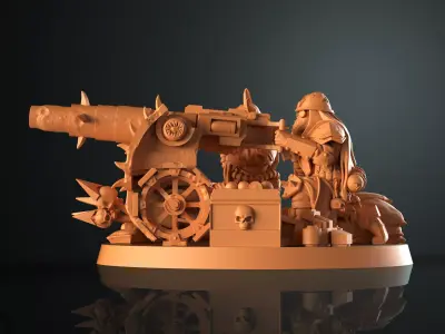 Traitor fieldgun team 3D print model