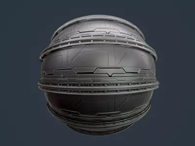 Sci-Fi Military Seamless PBR Texture 110 Texture