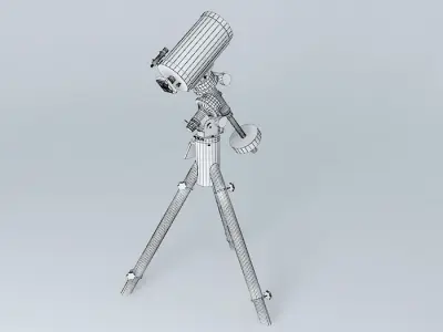 Telescope C11  Free 3D model