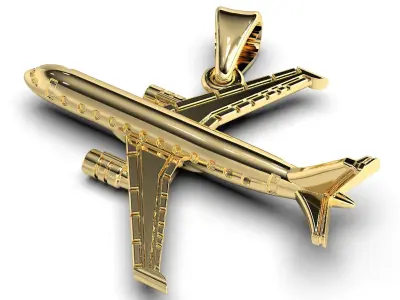 Airplane airbus pendant 3D print model purchase