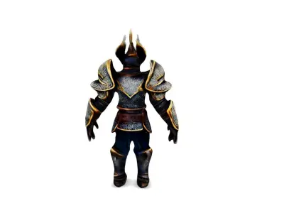 Guardian of the Enchanted Realms Mystical Knight Armor 3D model