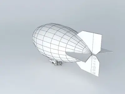 Caravan Airship Free 3D model