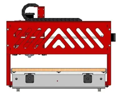 CNC milling machine 3D model