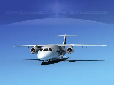 Dornier 328Jet Alitalia 3D model