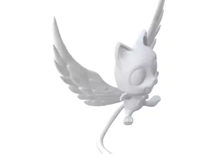 Happy Fairy tail 3D  MODEL  Zbrush OBJ 3D model
